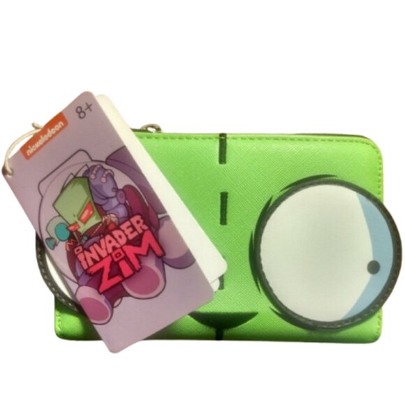 Loungefly Gir Pizza 3D Zip Wallet - Invader Zim - Picture 6 of 8